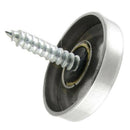 4 pcs Decorative jewelry 22mm large screw head stainless steel mirror nail A2V5