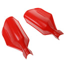 Pair Motor Handlebar Hand Brush Guards Protector Handguards for Yamaha - Red