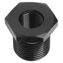 Universal Threaded Oil Filter Connector Adapter Car Modification Parts Black