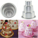 DIY Mini 3-Tier Cupcake Pudding Chocolate Cake Mold Baking Pan Mould Party   Bj