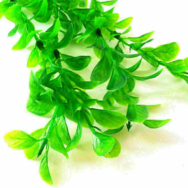 26cm Green Artificial Plastic Water Plant Grass for Fish Tank High quality M0K5