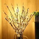 2 Pack Led Lighted Twig Branches, Battery Powered 30 Inches 20 LED Lights B A4W1
