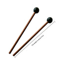 1 Pair Tongue Drum Drumsticks Musical Xylophone Marimba Percussion Mallet  A