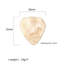8pcs Handcrafted Horn Guitar Picks for Guitar Bass Mandolin 0.8-1.2mm