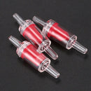 8-Piece Plastic Aquarium Check 1-Way Valve Air Pump Co2 Diffuser Set, Red/W P7A3