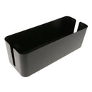 16" Cable Management Box Extension Lead Charger Hide Organiser Tidy Black