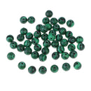 50 Pcs Green Natural Malachite Beads Charms Loose Spacer Beads DIY Craft 8mm