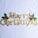 20cm 5pcs Christmas Plastic Letter Plate Xmas Decoration A