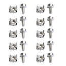 Rack Screws, 10 Pack, Installation Tool, 20 mm M6 Screws, M6 Nuts, Cabinet