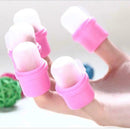 Wearable Nail Acrylic Soaker Kit Polish Remover Gel Cap Pink 10Pcs, Tip Rem X3A7