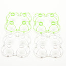 2X Cheerson CX-10 Upgrade Part Green/White Propeller Prop Blade Guard Cover JR