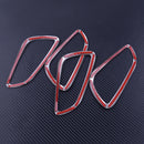 4Pcs Inner Door Handle Frame Decorative Cover Trim fit for Ford Focus Mk3 12-14