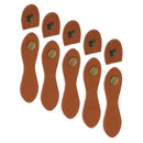 10 Sets Leather Buckles Purse Hasp Clasp Buttons for DIY Leather Bags Decor