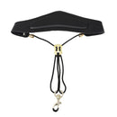 Saxophone Neck Strap Adjustable Leather Shoulder Belt with Metal Buckle