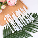 12Pcs Cake Modelling Mold Tools Set Fondant Clay Cutter Carve Pen Mould Tool  Z