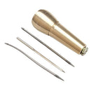 Copper Leather Tent Sewing Awl Hand Stitcher Taper Leathercraft Needle Work Tool