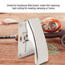 Stainless Steel Fish Fillet Clamp Deep-jaw Fish Tail Clip Screws AU Mountin O0H5