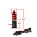10 x Universal Windscreen Windshield Spike Bolts M5 Screw Well Nuts Red