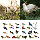 2 x Handmade Sparrow Artificial Decor Arts Ornaments Creative Party Decor