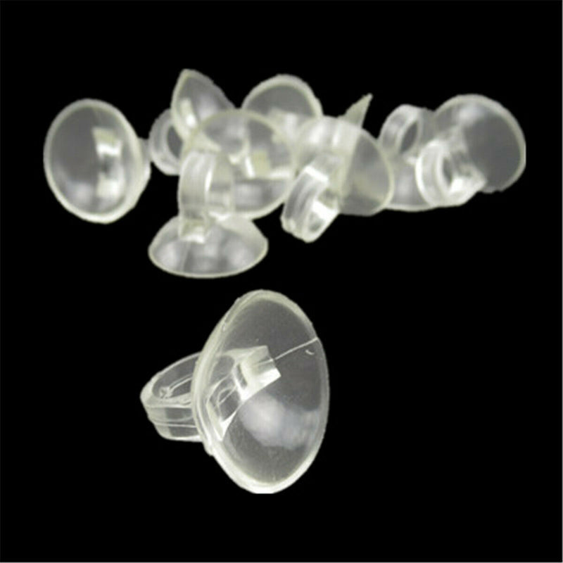 10Pcs 10mm Diameter Aquarium Fish Tank Suction Cup Tube Holder Sucker Pipe Clips
