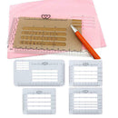 4pcs Envelope Addressing Handwriting Calligraphy Guide Stencil Templates