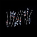 10Pcs/lot Glass 5mm Mercury Switch Angle Tilt Switch Switches ly