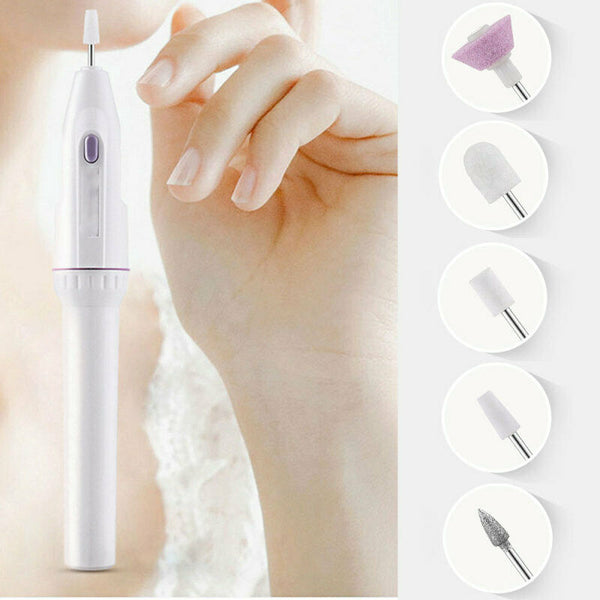 Mini Pen Type Electric Manicure Nail Machine Nail Care Grinding Polish Device df