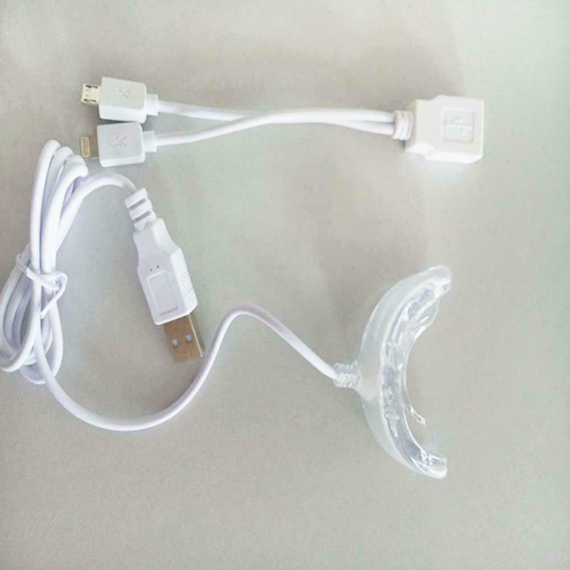 Blue Light 16 LED Teeth Tooth Whitening Instrument USB Charger For-Dental&C O6T7