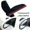 2Pcs Car Rear View Side Mirror Rain Board Eyebrow Covers Shield Sun Visor Shade