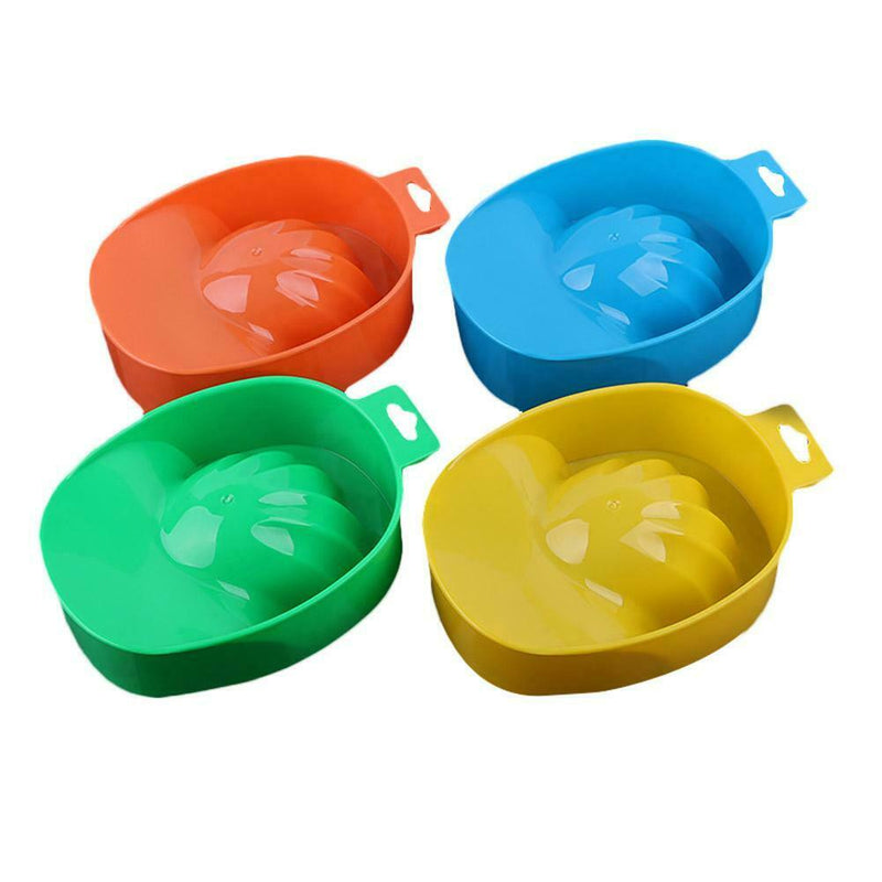 Nail Art Hand Wash Remover Soak Bowl DIY Salon Nail Bath Manicure Tools A