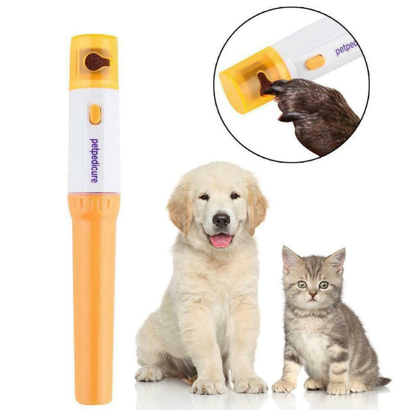 Electric Pet Nail Scissors Grinder Dog Cat Claw Grooming Trimmer Cutters