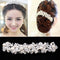 Women Bridal Wedding Diamond Crystal Rhinestone Flower Hair Pin Clip Pear Dwwj