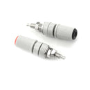 2pcs M5 Type High Current 4mm Female Banana Jack Socket Test Binding Post 30A TO