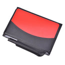 Soccer Referee Red Yellow Card Record Referee Tool Leather Case Pen Notebook BX