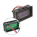 Waterproof 12V Lead-acid Battery Power Capacity Indicator Voltmeter Voltage LED