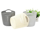 Round Storage Basket with Handle Debris Clothes Bucket Toys Books Organizer
