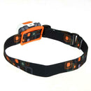 300LM Mini Super Bright Headlight R3 + 2 LED 4 mode white orange