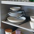 2 Tier Dish Rack Stainless Steel Kitchen Dish Drainer Cup And Dish Organize B3K6