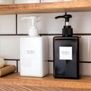2Pieces Soap Dispenser Cosmetic Containers Bottle  White