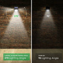 2pcs Solar Lamp Waterproof Motion Sensor Outdoor Garden Wall Light (40LED)