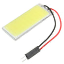 T10 501 W5W BA9S Festoon Dome Interior 36 LED COB Adapter Panel Light Bulb
