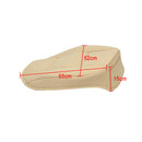 Universal Beige PU leather Deluxe Car Front Seat Cover Breathable Seat Cushion