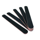 Black Pro Double Sided Manicure Nail File Emery Boards #100 #180 Pack of 3