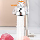 Rotatable Tap Aerator Sink Shower Faucet Bubbler (Short 2-piece Shower)