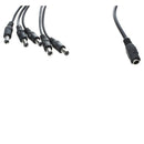 5X(Splitter Cable Adapter Female / Male for DC12V CCTV DVR N1Q3)