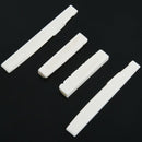 2 Sets of 4pcs 6 String Acoustic Guitar Bone Bridge Saddle and Nut Made of