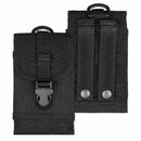 Cell Phone Pouch Case Belt Bag For Smartphone 5.5inch Black O2E7