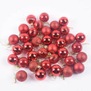 36pcs Christmas Decorative Balls Tree Pendant Festival Home Ornaments (A)