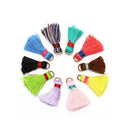 10Pcs/set Mix Multicolor Tassel DIY Craft Earrings Charm Pendant Jewelry Mak BX