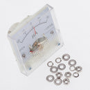 Square 50-0-50uA Analog Ammeter Meter Durable